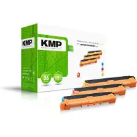 KMP Toner B-T125X 12683030, compatibel met Brother TN-247 (cyaan, magenta, geel), 3 stuks.