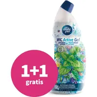 Ambi Pur 1+1 gratis: Toiletreiniger Wc Active Gel Mint & Jasmijn 750 ml