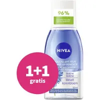 Nivea 1+1 Gratis: Oogmake-up Remover Double Effect Waterproof 125 Ml