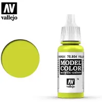 Wittmax Hobbyverf Acrylverf - 70954 Model Color Yellow Green - Acryl Verf flesje - 17 ml