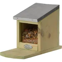 Best for birds Eekhoorn Voederhuis Naturel 12,2 X 23 X 17,5 Cm