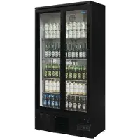 Polar bardisplay met dubbele schuifdeuren (180 tot 200 cm)