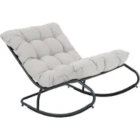 Axi Ruby Schommelstoel Zwart/beige
