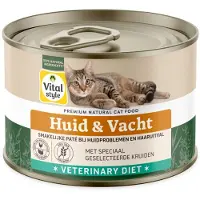 VITALstyle 12x Kattenvoer Blik Huid & Vacht 200 gr