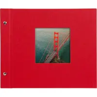 Goldbuch Bella Vista losbladig album 30x25 red