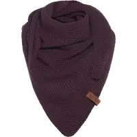 Knit Factory Coco Omslagdoek/Sjaal Junior - Aubergine - 140x60 cm