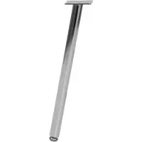 Furniture Legs Europe Stalen schuine meubelpoot chroom rond ø 2,5 cm en hoogte 36 cm