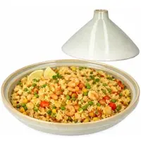 MamboCat Tajine lichtgroen met deksel van aardewerk - 24304309