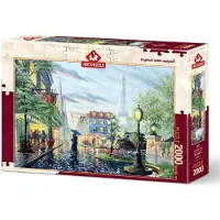 Art puzzle Puzzel: Zomerregen in Parijs, 2000 stukjes