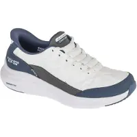 SKECHERS Sneakers laag navy / antraciet / wit