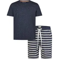 Phil&Co. Pyjama kort donkerblauw