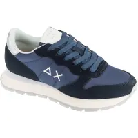 BUY SHOES Sneakers laag 'Ally Gold Silver' donkerblauw