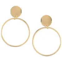 Hey Happiness Oorbellen 'Kreis' goud