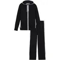 Bonprix Joggingpak zwart / wit