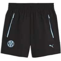 Puma Sportbroek 'Olympique De Marseille Pumatech' lichtblauw / zwart