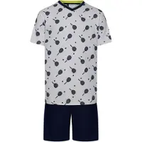 Pastunette Pyjama kort 'Shortama' lichtgrijs
