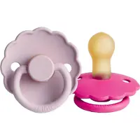 Frigg Daisy Fopspeen - 6-18 mnd (2 stuks) - Lila/Fuchsia