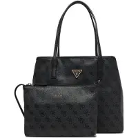 GUESS Handtas 'Victtoria' donkergrijs