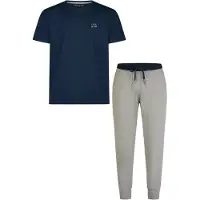 Phil&Co. Pyjama lang 'Essential' donkerblauw