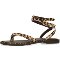 Sacha Teenslipper bruin / lichtbruin / donkerbruin