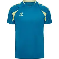 Hummel Functioneel shirt 'Core 2.0' cyaan blauw / lichtgroen