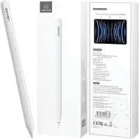 Usams Actieve, Touch-Gevoelige Pen. Magnetische Stylus, Wit/Wit. Model: Zb254Drb01 (Us-Zb254)