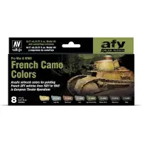 Vallejo French Camo Colors (Vallejo model air and camouflage schemes)
