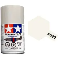 Tamiya Vliegtuigspray AS-20 Insignia Wit Acryl TAM86520 Lakprimers en -verven