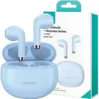 Usams YO17 - Draadloze Bluetooth 5.3 Oordopjes Headset met ANC Actieve Ruisonderdrukking - 35dB Hybride Hoofdtelefoon - Blauw