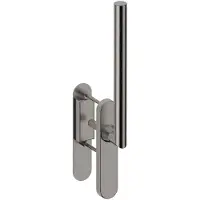 Hardbrass Hefschuifdeurgreep Toledo B Enkel Blind | Inox