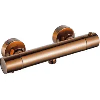 FortiFura Calvi Thermostatische Douchekraan - opbouw - PVD - geborsteld koper SW970036