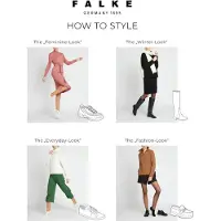 Falke Invisible Deluxe eenkleurig materiaal transparant 8 DEN panty dames bruin - maat L