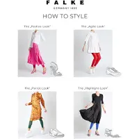 Falke Pure Matt eenkleurig materiaal ondoorzichtig 50 DEN legging dames blauw - maat S