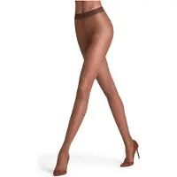 Falke Seidenglatt eenkleurig materiaal transparant 15 DEN panty dames bruin - maat M-L