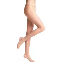 Falke Invisible Deluxe eenkleurig materiaal transparant 8 DEN panty dames transparant - maat L