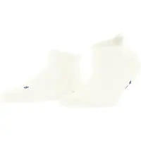 Falke Keep Warm kort eenkleurig wol sneakersokken enkelsokken unisex wit - maat 37-38