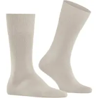 Falke Tiago herensokken beige katoen modern