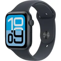 Apple Watch SE 3 GPS + Cellular 44 mm Middernacht Aluminium MEPH4 M/L Sterrenlicht Sportband