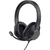 Trust Ayda Max - Headset - On-Ear - kabelgebunden Audiochip voor koptelefoon Kabel Zwart Noise Cancelling