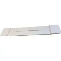 ZEZA Arte Badplank - 95x15cm - solid surface - mat wit SW1481589