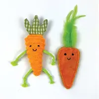 Happy pet tabby patch wortels met catnip - 14 cm en 20 cm
