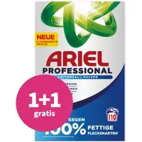 Ariel 1+1 Gratis: Waspoeder Professional Universal+ 110 Wasbeurten 6,05 Kg