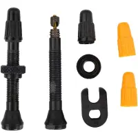 Continental Tubeless Presta Valve 2 Units Zwart 40 mm