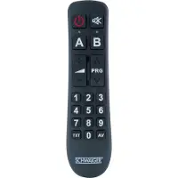 Schwaiger UFB1100 533 Universeel Afstandsbediening Zwart