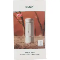 OutIn Fino - Sandstone White - Draagbare koffiemolen