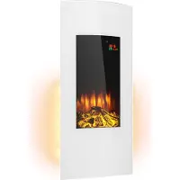 Klarstein Lamington elektrische haard 2000 W led-vlammen ventilator verwarmer timer sfeerverlichting