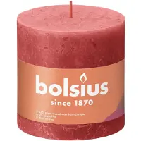 Bolsius Stompkaars Rustiek Shine Roze 62 Uur D 10 H 10 Cm