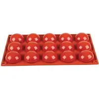 Pavoni Formaflex siliconen bakvorm 15 halve bollen