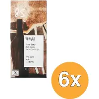 Vivani 6x Chocolate Bar Fine Dark 85% Cacao Santo Domingo (80 gr)