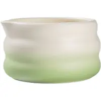 Chiato Keramische matcha kom Chawan Mint Earth – Mint / Wit